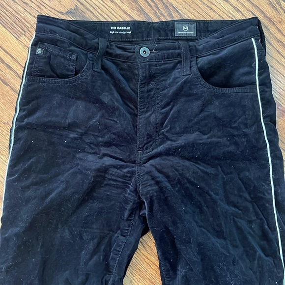 Ag jeans velvet Isabelle Jean with piping - Picture 4 of 6